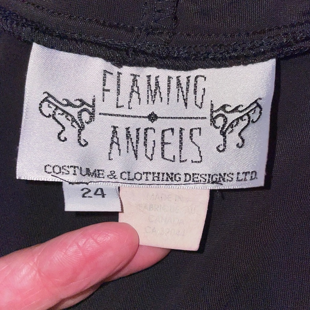 Flaming Angels Canada Velvet & Lace Gothic Victorian Vampire Hood Cloak 24 XXL - Picture 14 of 16